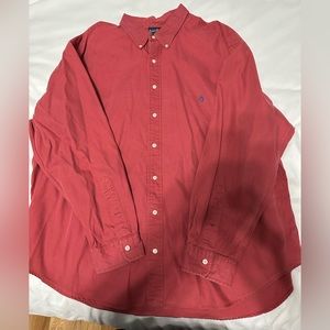 Ralph Lauren 3XB Red Long Sleeve Buttondown classic